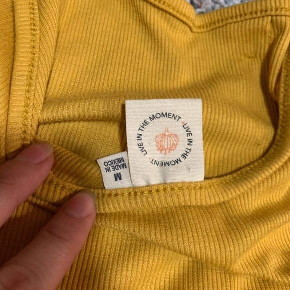 Ribbed button up cropped tank - Picture 4 of 4